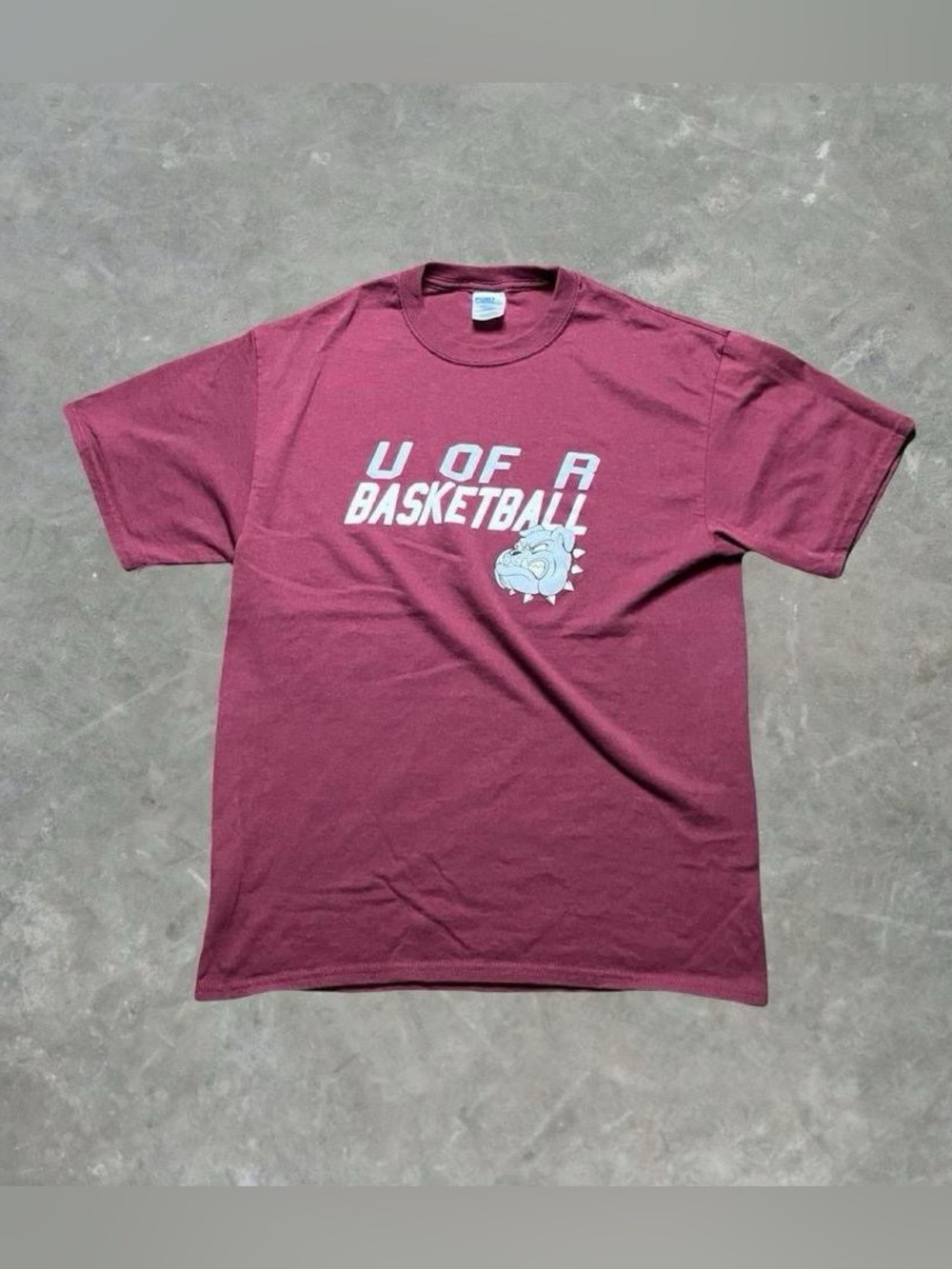 ☀️ Redlands Bulldogs College Basketball Graphic Tee Mens Size M Red NCAA T Shirt